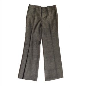 NWT wide leg tweed Banana Republic curvy Jackson fit trousers 6